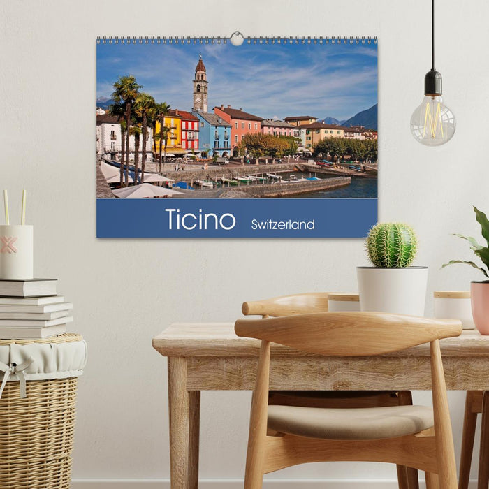 Ticino - Switzerland (CALVENDO Monthly Calendar 2025)