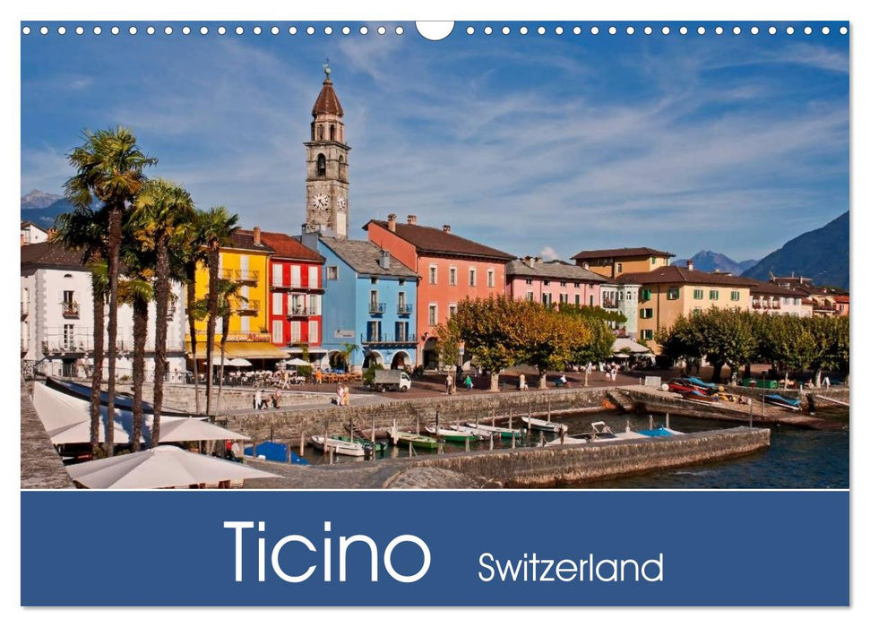 Ticino - Switzerland (CALVENDO Monthly Calendar 2025)