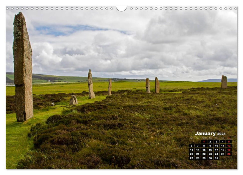 The Orkneys - Scotland`s northern Islands (CALVENDO Monthly Calendar 2025)