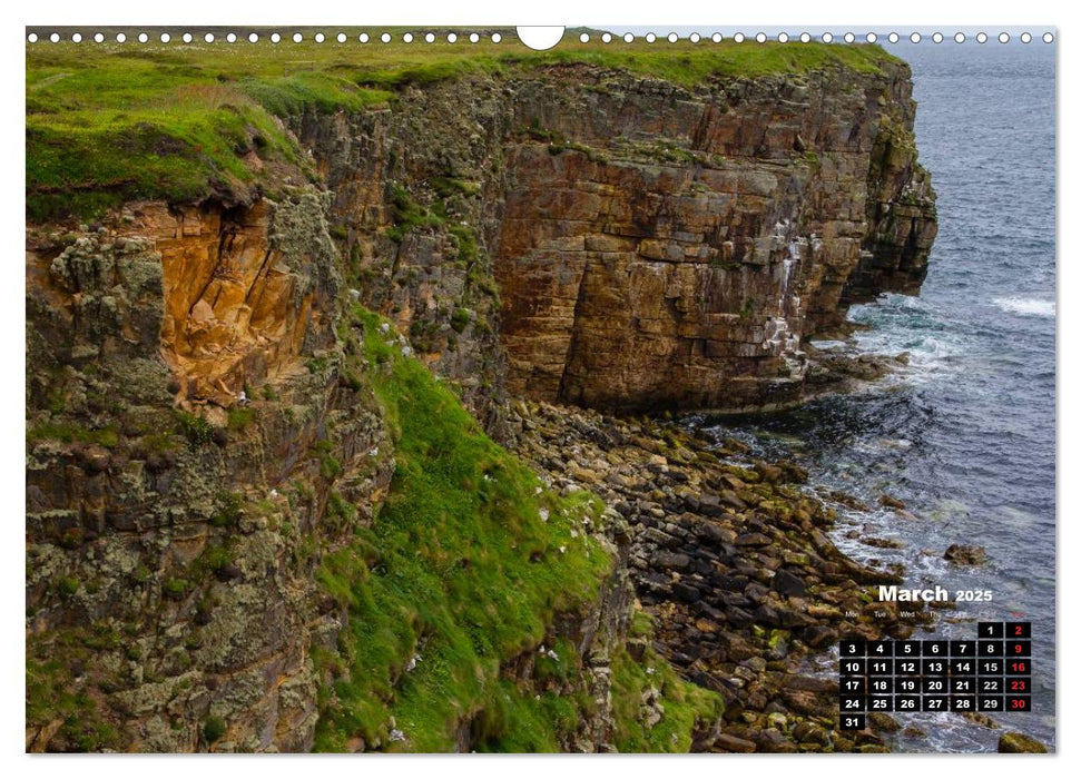 The Orkneys - Scotland`s northern Islands (CALVENDO Monthly Calendar 2025)