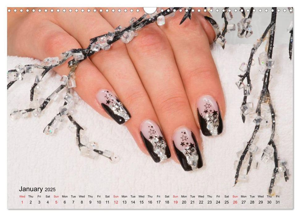 Transient Art – Nail Art Episode 1 (CALVENDO Monthly Calendar 2025)