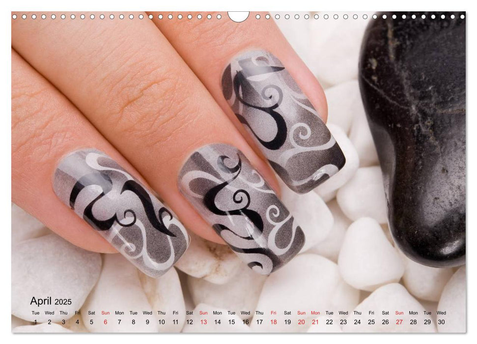 Transient Art – Nail Art Episode 1 (CALVENDO Monthly Calendar 2025)