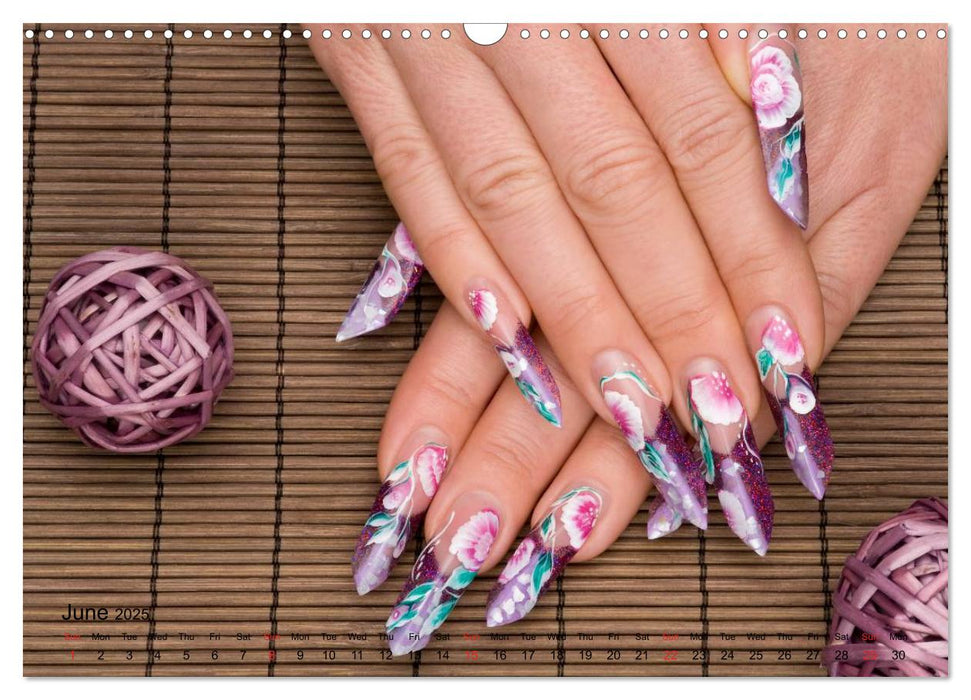 Transient Art – Nail Art Episode 1 (CALVENDO Monthly Calendar 2025)