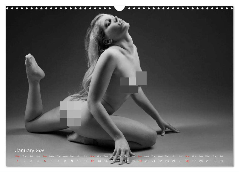 Erotic Fingerprints – Remarkable Skin Impressions (CALVENDO Monthly Calendar 2025)