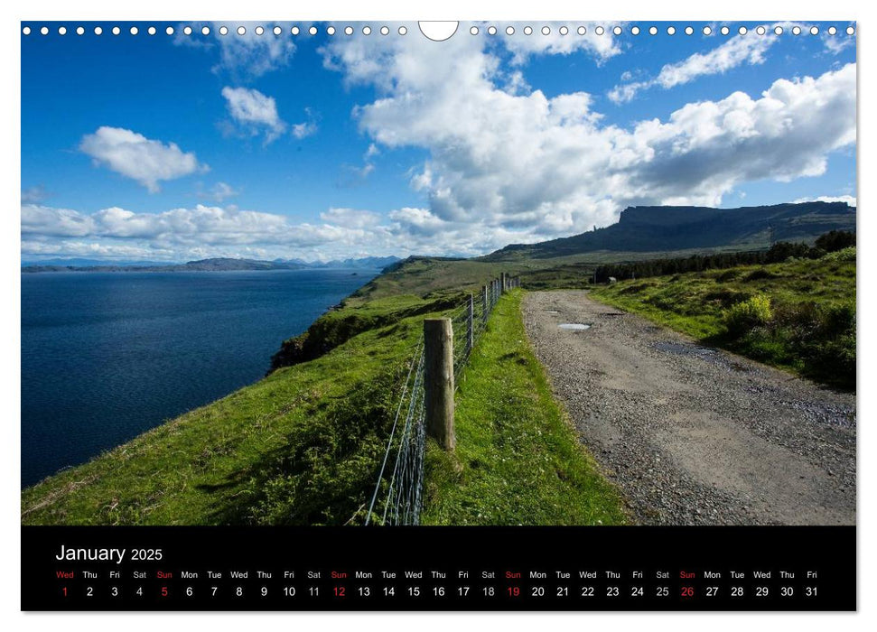 Skye - Scottish islands (CALVENDO Monthly Calendar 2025)