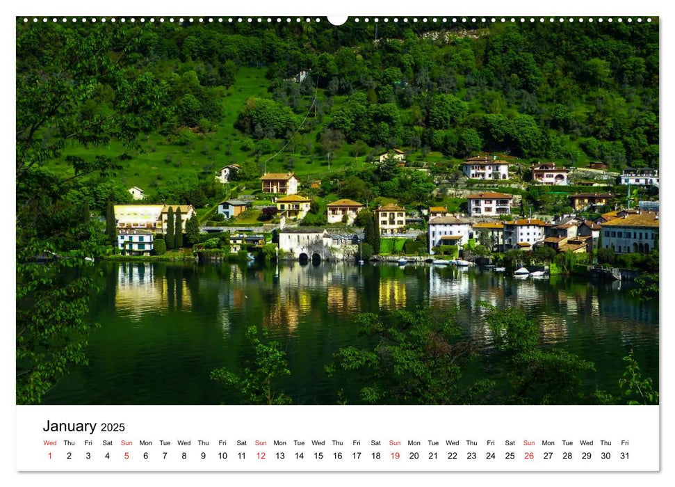 Impressions from Lake Como / UK-Version (CALVENDO Premium-Calendar 2025)