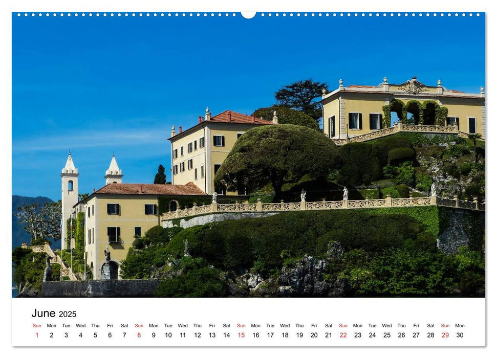 Impressions from Lake Como / UK-Version (CALVENDO Premium-Calendar 2025)