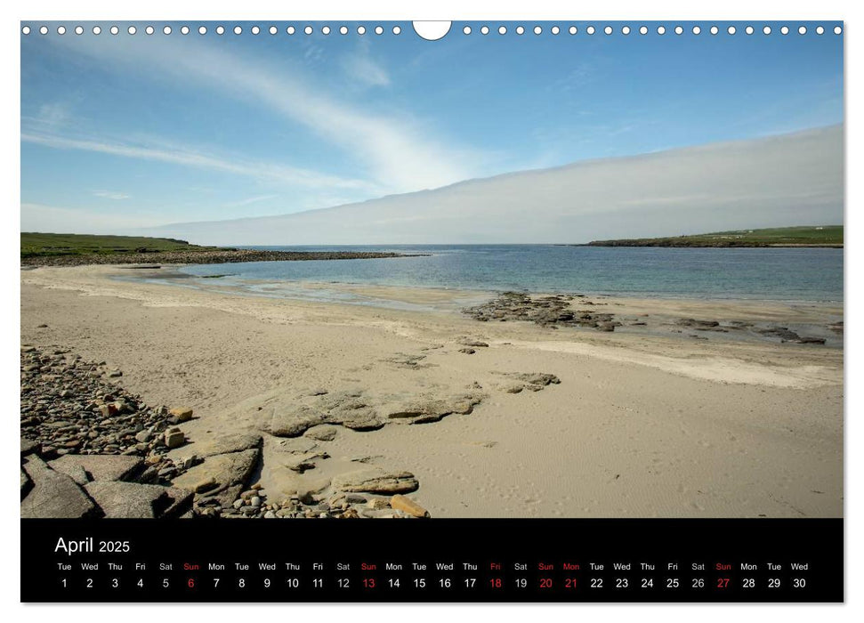 The Mainland Orkney - Scotland's Islands (CALVENDO Monthly Calendar 2025)