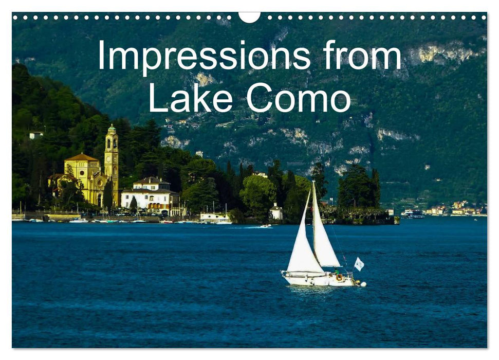 Impressions from Lake Como / UK-Version (CALVENDO Monthly Calendar 2025)