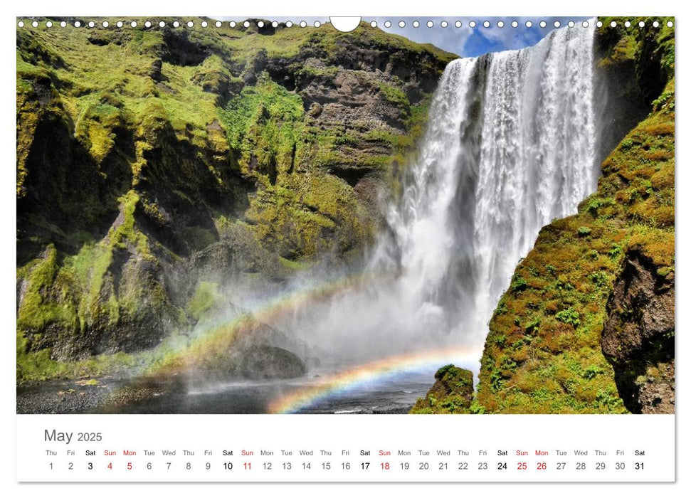 Fascinating Iceland - Calendar 2025 / UK-Edition (CALVENDO Monthly Calendar 2025)