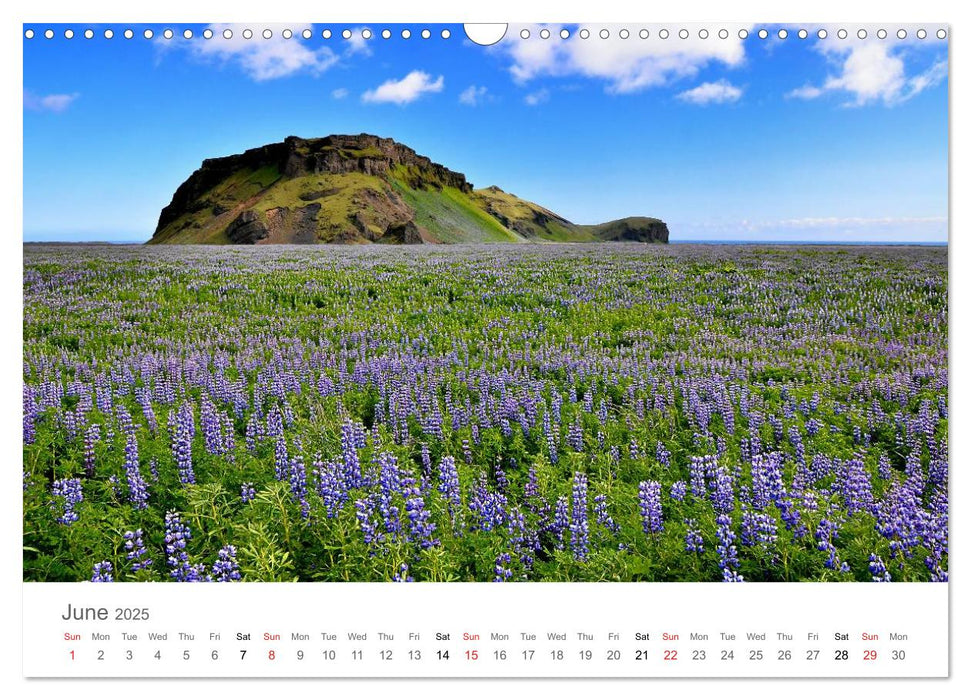 Fascinating Iceland - Calendar 2025 / UK-Edition (CALVENDO Monthly Calendar 2025)