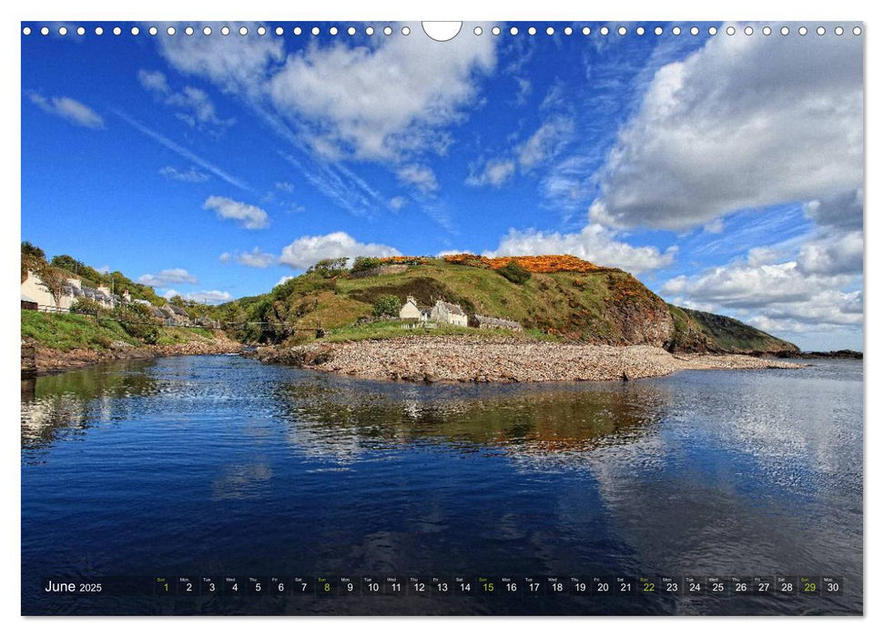 Reflections of Scotland / UK-Version (CALVENDO Monthly Calendar 2025)