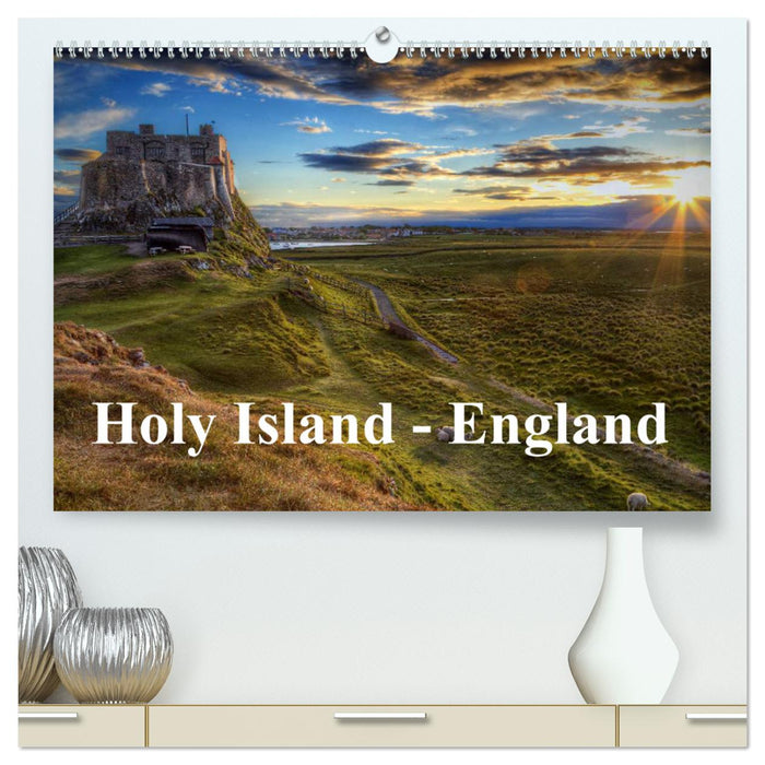 Holy Island - England / UK Version (CALVENDO Premium-Calendar 2025)