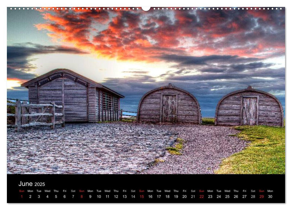 Holy Island - England / UK Version (CALVENDO Premium-Calendar 2025)