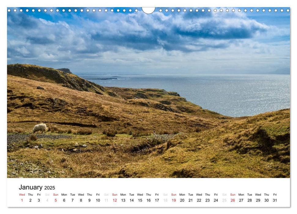 Ireland. Wild Atlantic Views / UK-Version (CALVENDO Monthly Calendar 2025)