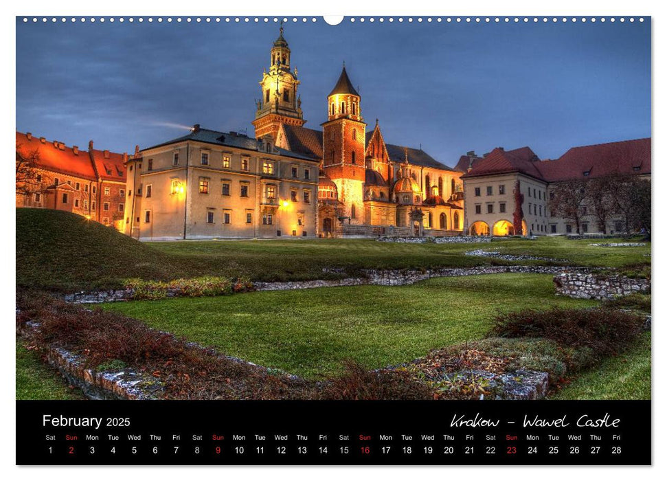 European Nights / UK Version (CALVENDO Premium-Calendar 2025)