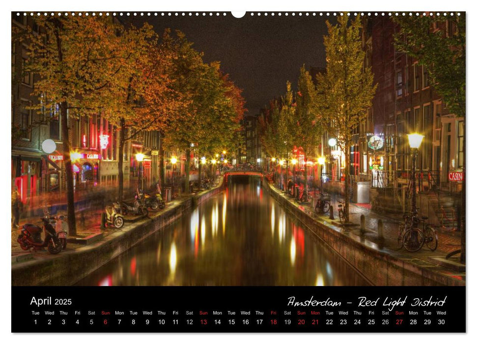 European Nights / UK Version (CALVENDO Premium-Calendar 2025)