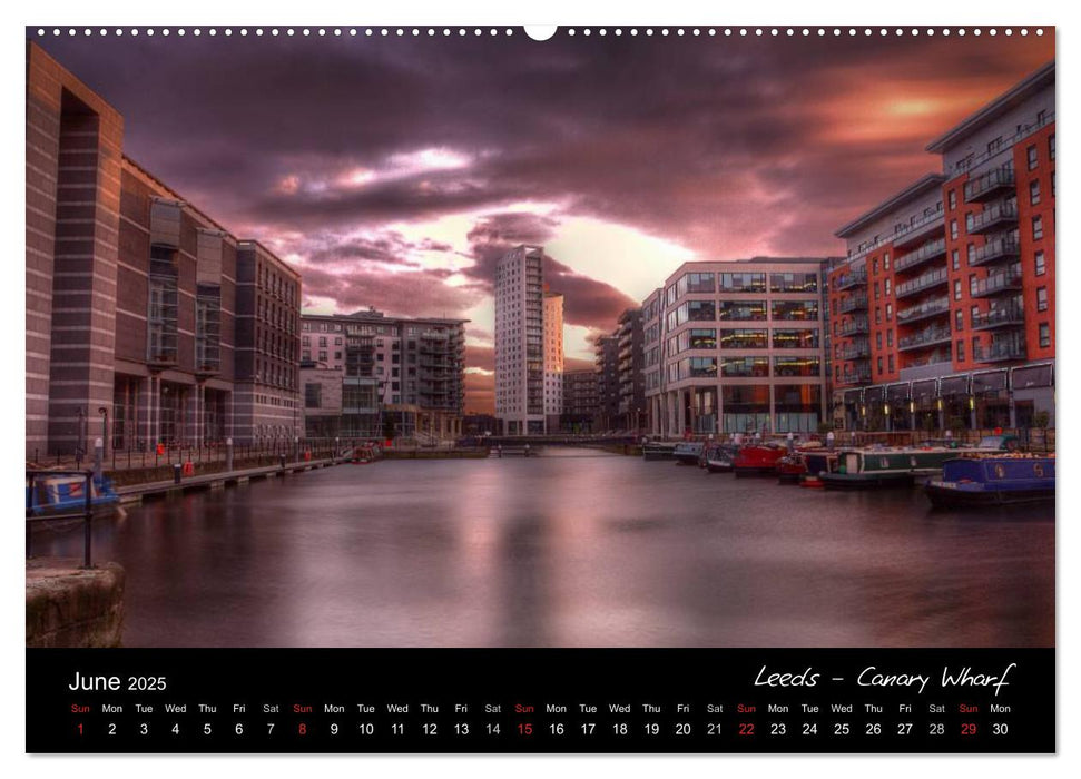 European Nights / UK Version (CALVENDO Premium-Calendar 2025)