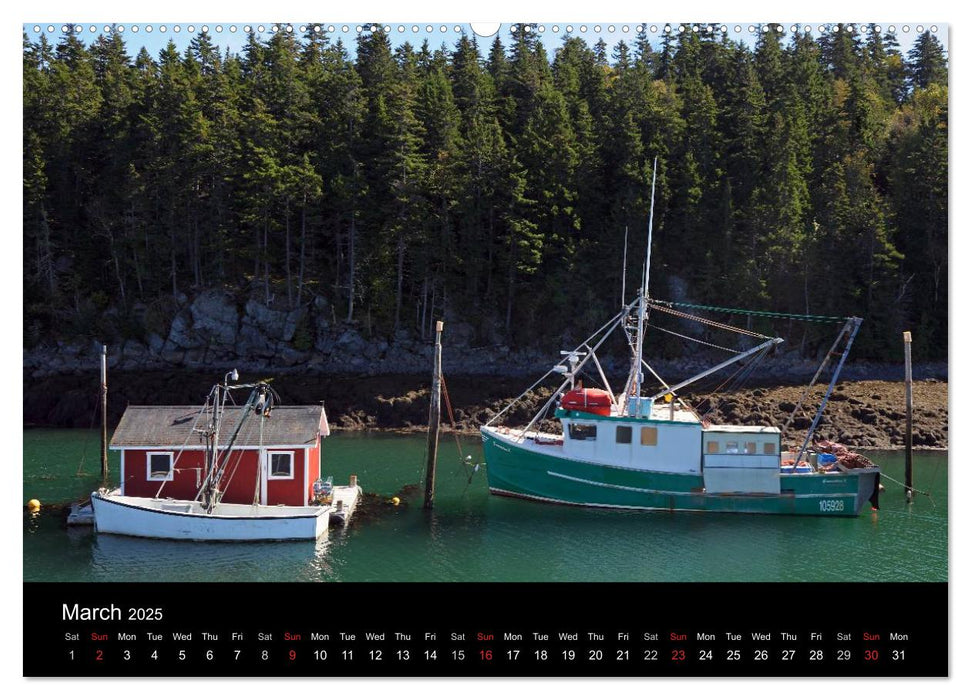 Canada's East Coast / UK-Version (CALVENDO Premium-Calendar 2025)