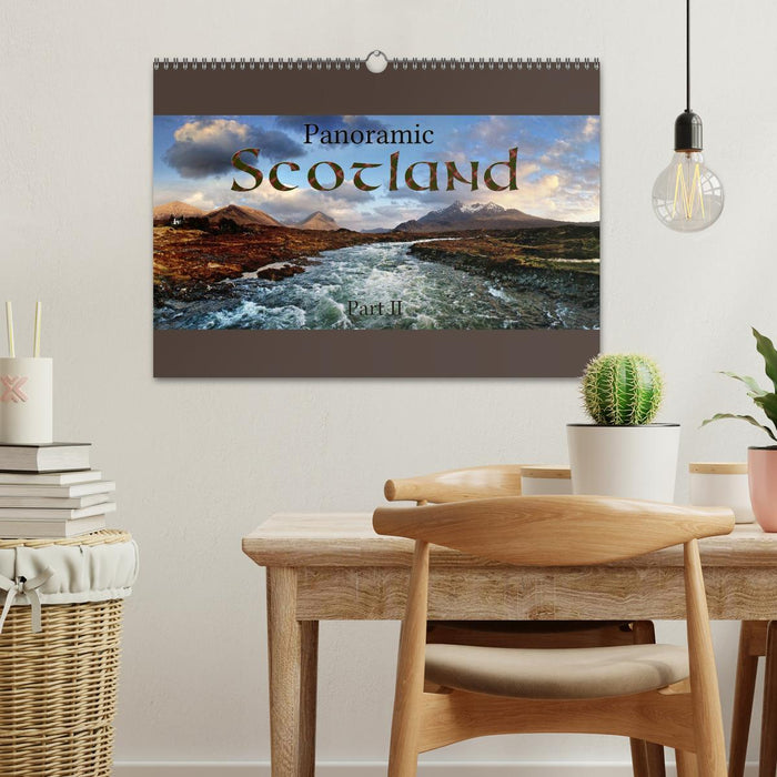 Panoramic Scotland Part II / UK-Version (CALVENDO Monthly Calendar 2025)