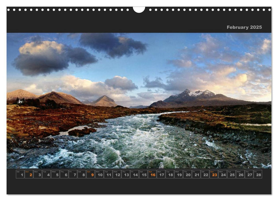 Panoramic Scotland Part II / UK-Version (CALVENDO Monthly Calendar 2025)