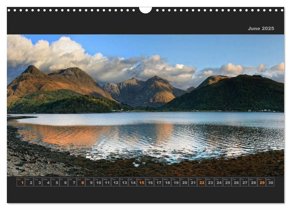 Panoramic Scotland Part II / UK-Version (CALVENDO Monthly Calendar 2025)