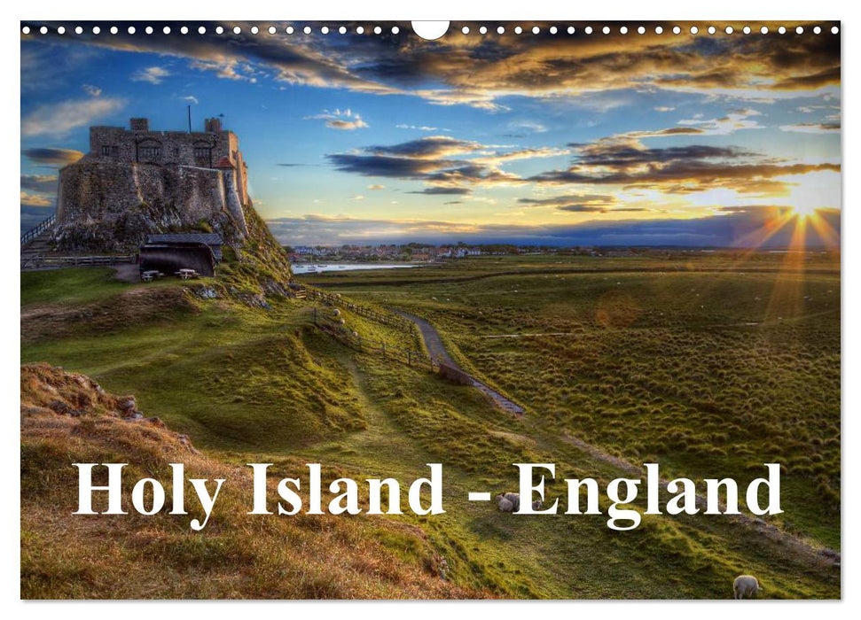 Holy Island - England / UK Version (CALVENDO Monthly Calendar 2025)