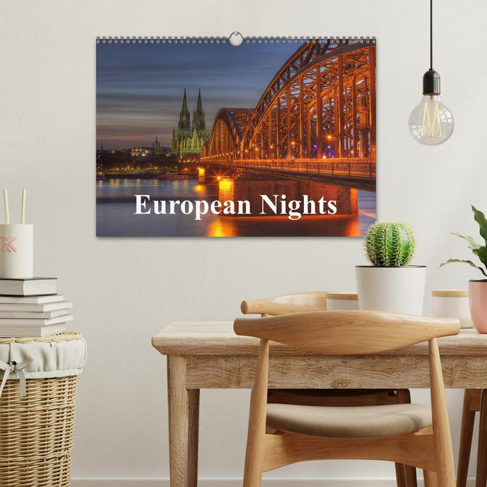 European Nights / UK Version (CALVENDO Monthly Calendar 2025)