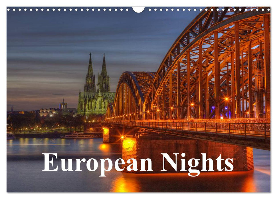 European Nights / UK Version (CALVENDO Monthly Calendar 2025)