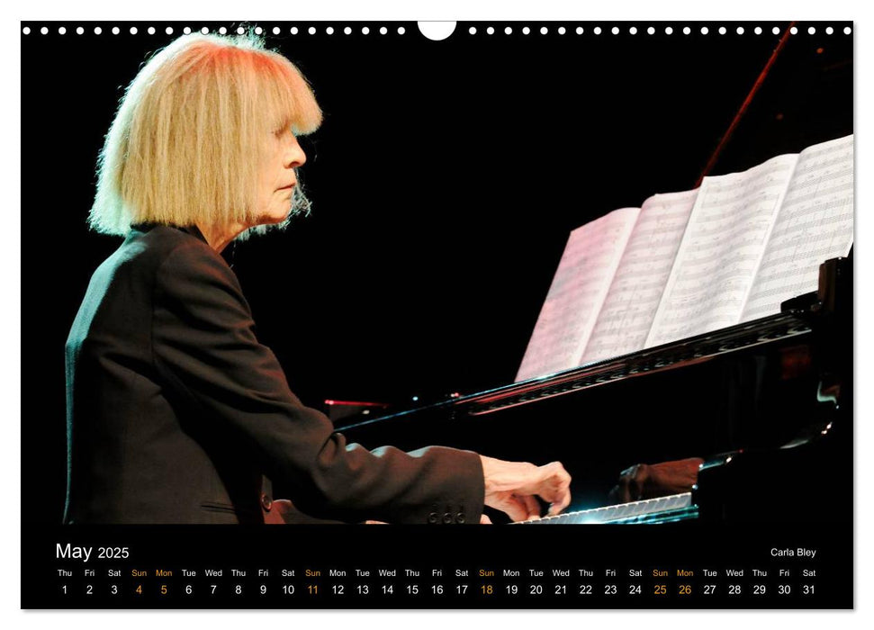 Jazz Pianists 2025 (CALVENDO Monthly Calendar 2025)