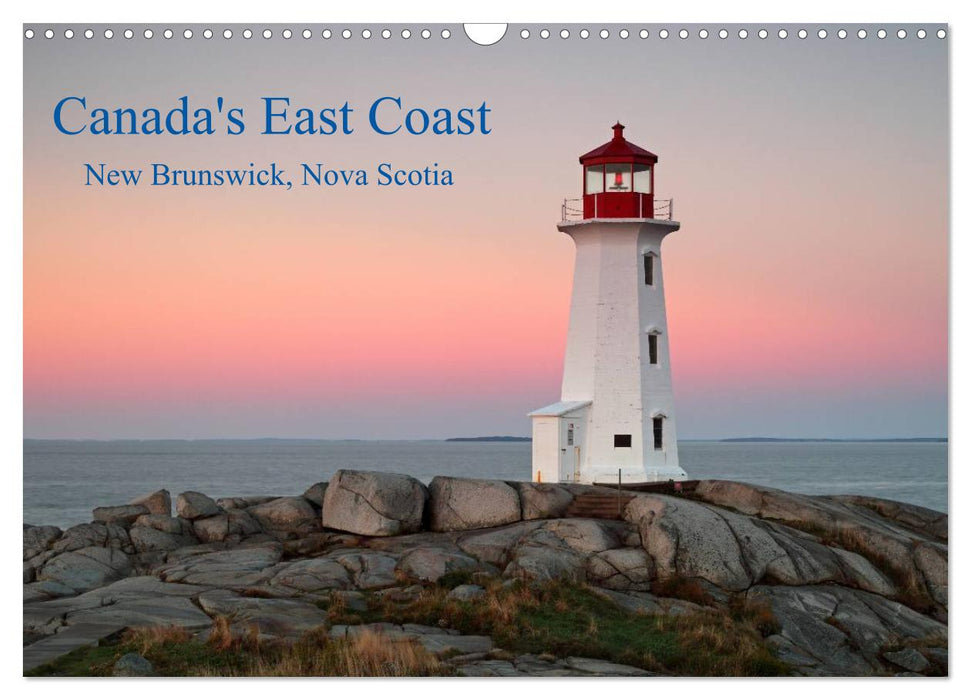 Canada's East Coast / UK-Version (CALVENDO Monthly Calendar 2025)