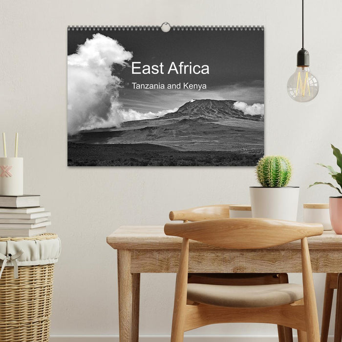 East Africa - Tanzania and Kenya / UK-Version (CALVENDO Monthly Calendar 2025)