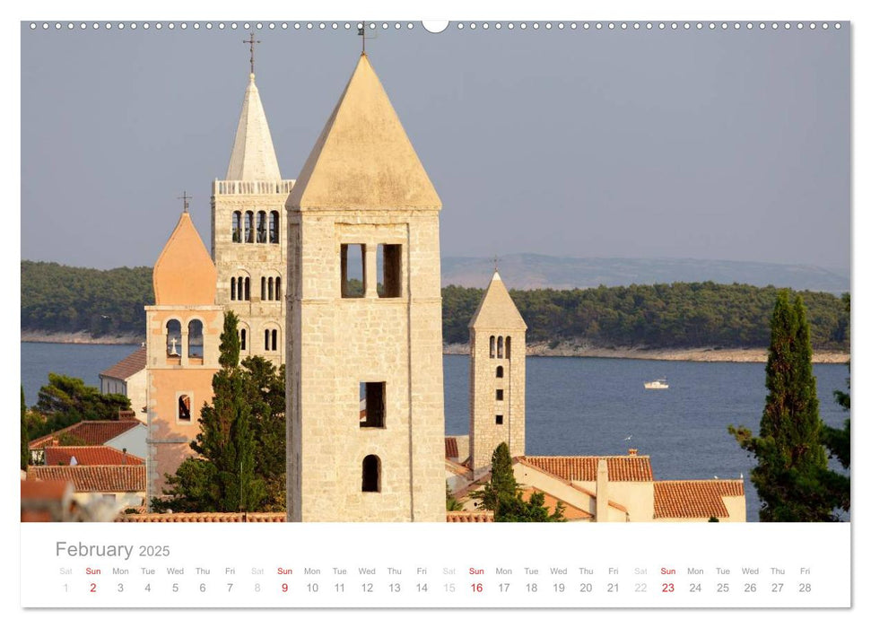 Adriatic Coast Croatia / UK-Version (CALVENDO Premium-Calendar 2025)