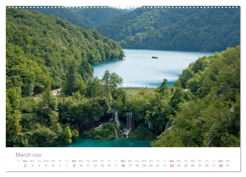 Adriatic Coast Croatia / UK-Version (CALVENDO Premium-Calendar 2025)