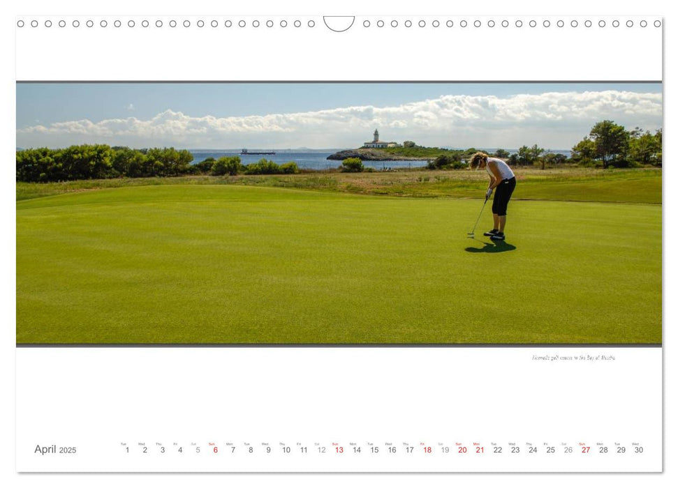 Emotional Moments: The most beautiful golf courses in Mallorca. / UK-Version (CALVENDO Monthly Calendar 2025)