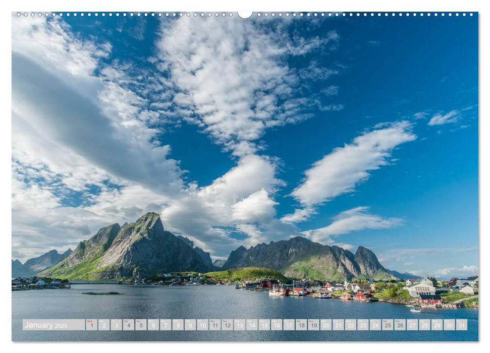 Norway / UK-Version (CALVENDO Premium-Calendar 2025)