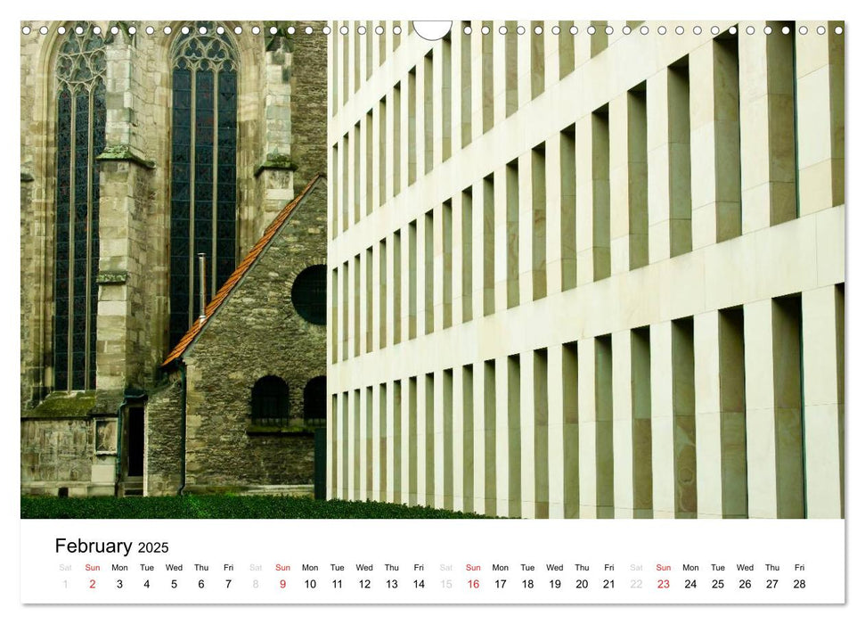 modern architecture / UK-Version (CALVENDO Monthly Calendar 2025)