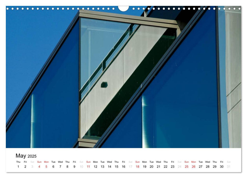 modern architecture / UK-Version (CALVENDO Monthly Calendar 2025)