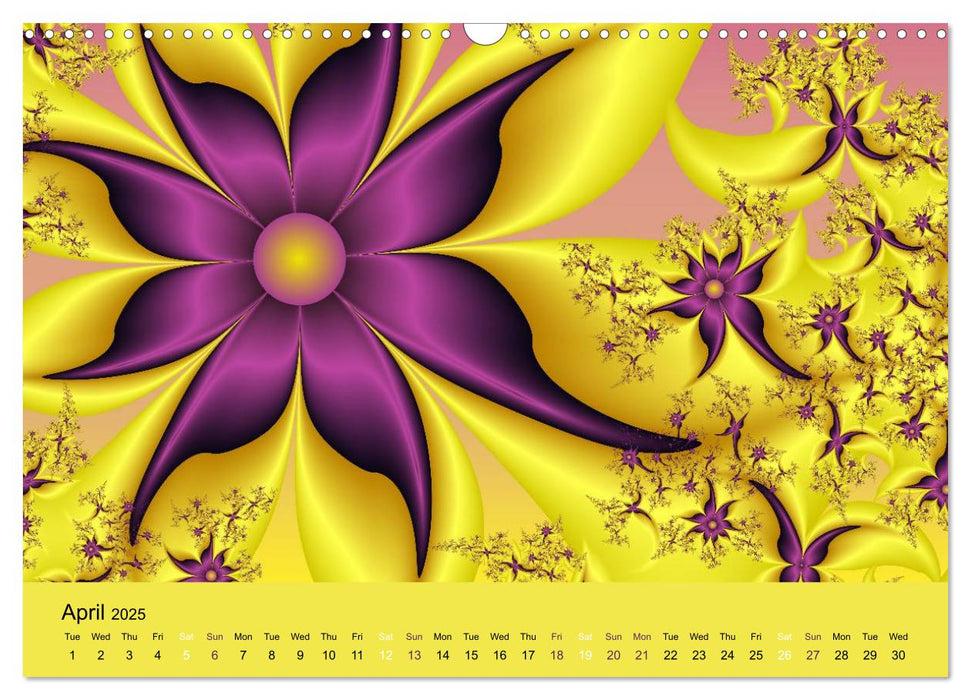 Neon Colours / UK-Version (CALVENDO Monthly Calendar 2025)