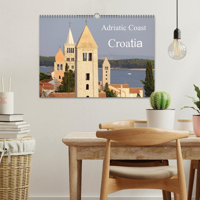 Adriatic Coast Croatia / UK-Version (CALVENDO Monthly Calendar 2025)