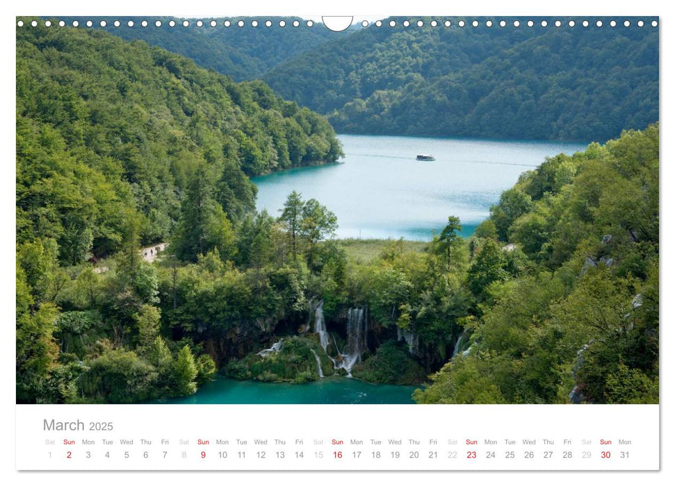 Adriatic Coast Croatia / UK-Version (CALVENDO Monthly Calendar 2025)