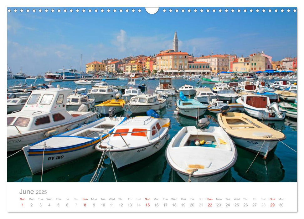 Adriatic Coast Croatia / UK-Version (CALVENDO Monthly Calendar 2025)