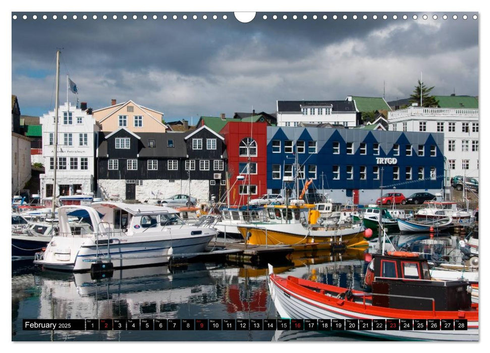 Faroe Islands / UK-Version (CALVENDO Monthly Calendar 2025)