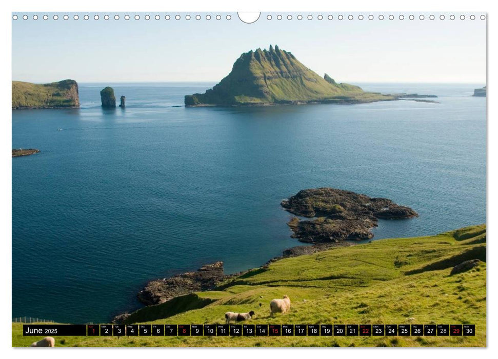 Faroe Islands / UK-Version (CALVENDO Monthly Calendar 2025)