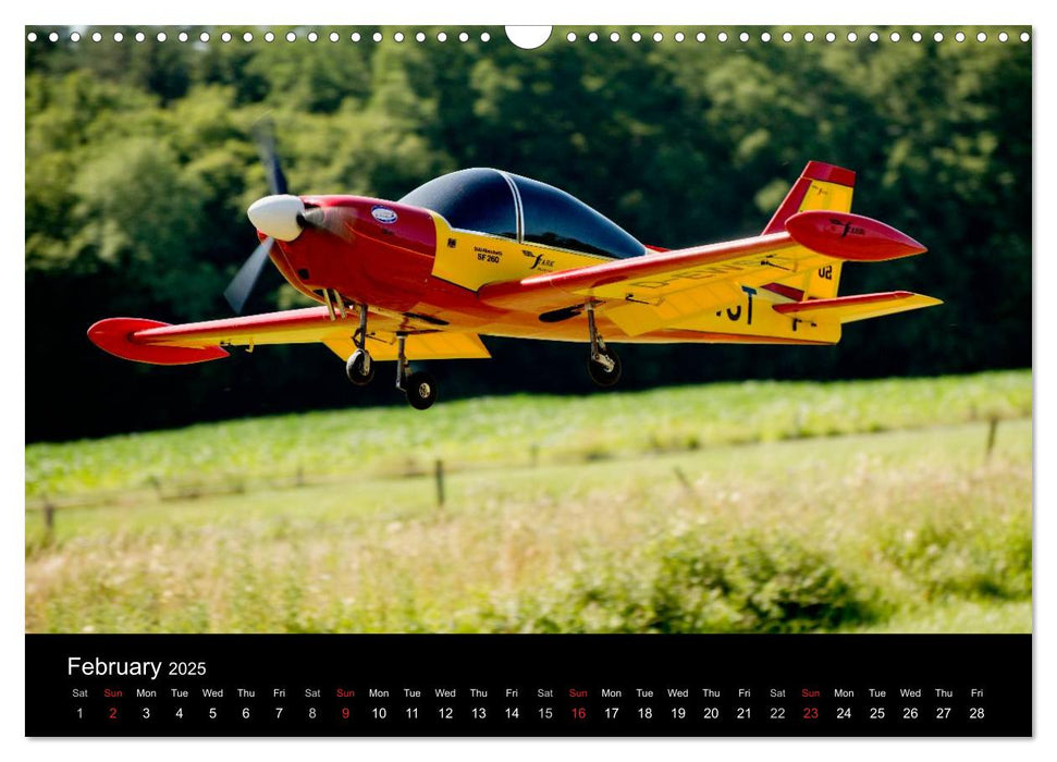 Scale Planes / UK-Version (CALVENDO Monthly Calendar 2025)