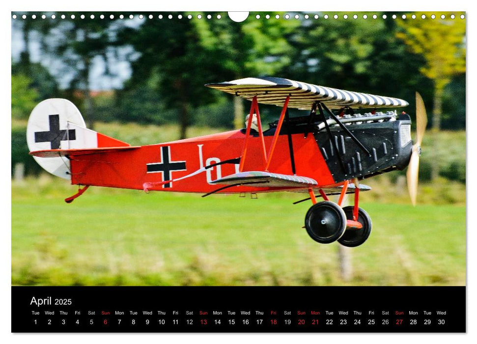 Scale Planes / UK-Version (CALVENDO Monthly Calendar 2025)