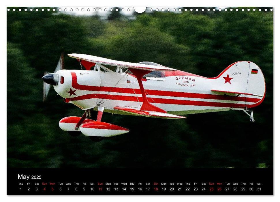 Scale Planes / UK-Version (CALVENDO Monthly Calendar 2025)