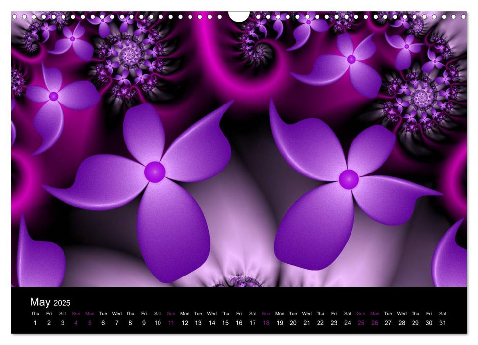 The Color Purple / UK-Version (CALVENDO Monthly Calendar 2025)