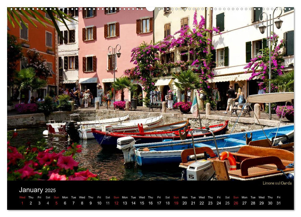 Lake Garda / UK-Version (CALVENDO Premium-Calendar 2025)