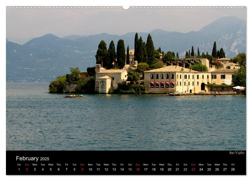 Lake Garda / UK-Version (CALVENDO Premium-Calendar 2025)